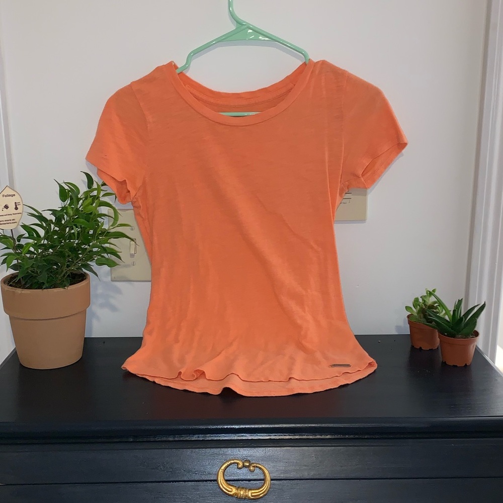 Abercrombie & Fitch Orange Tee Shirt (s)